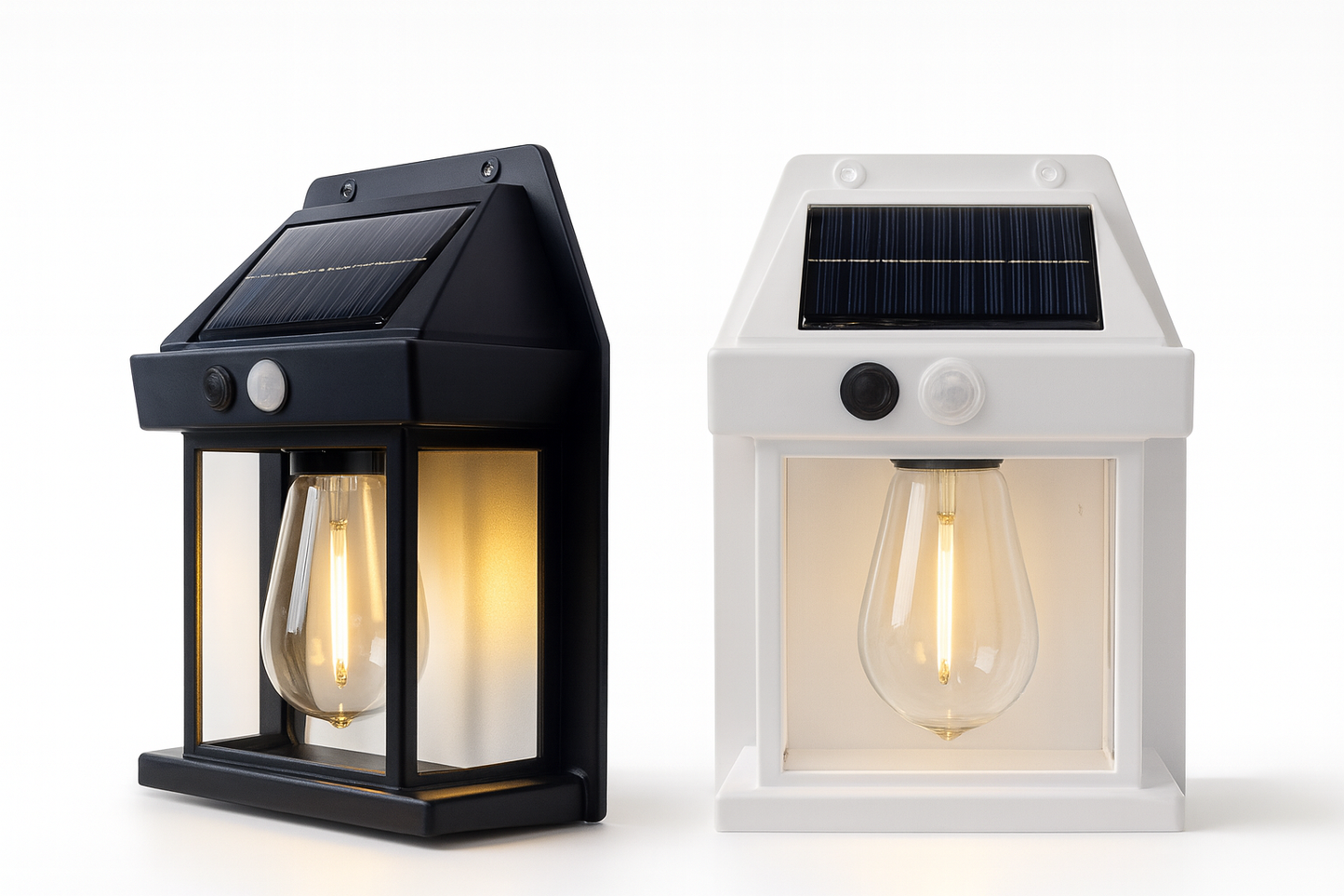 Lámpara Solar de Pared con Sensor de Movimiento – Iluminación Elegante y Segura