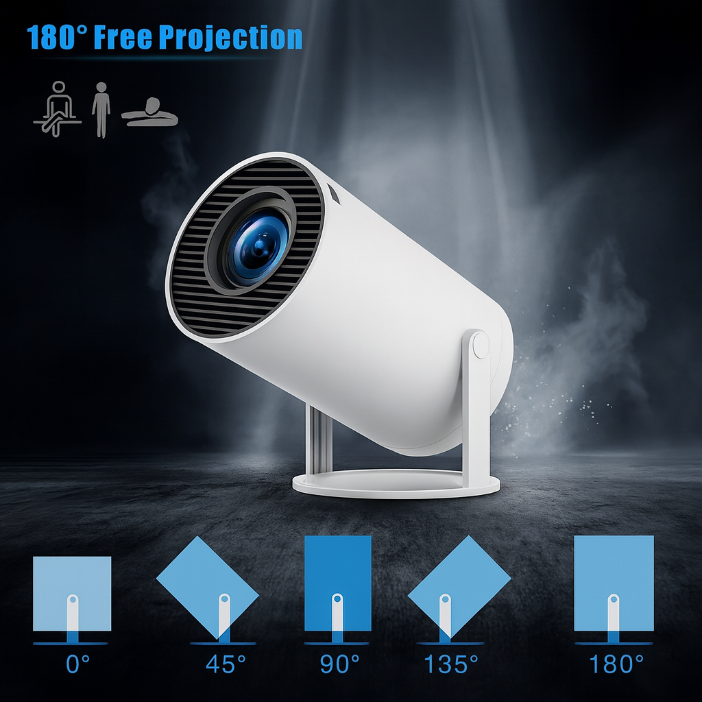 Proyector Portátil HY-300PRO – Cine en cualquier lugar
