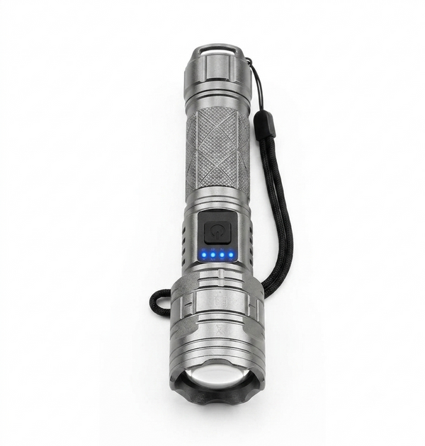 Linterna LED Recargable: Ilumina Hasta 1 Kilómetro