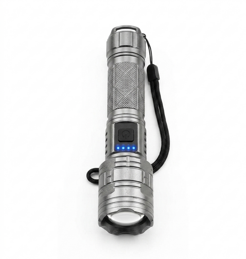 Linterna LED Recargable: Ilumina Hasta 1 Kilómetro