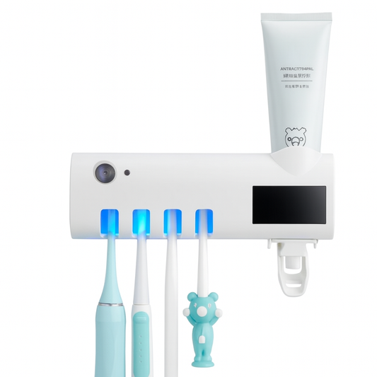 Dispensador de Pasta Dental con Luz UV – Higiene y Estilo en tu Baño