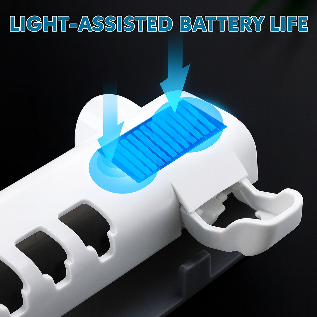 Dispensador de Pasta Dental con Luz UV – Higiene y Estilo en tu Baño