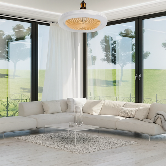 Ventilador de Techo Silencioso con LED
