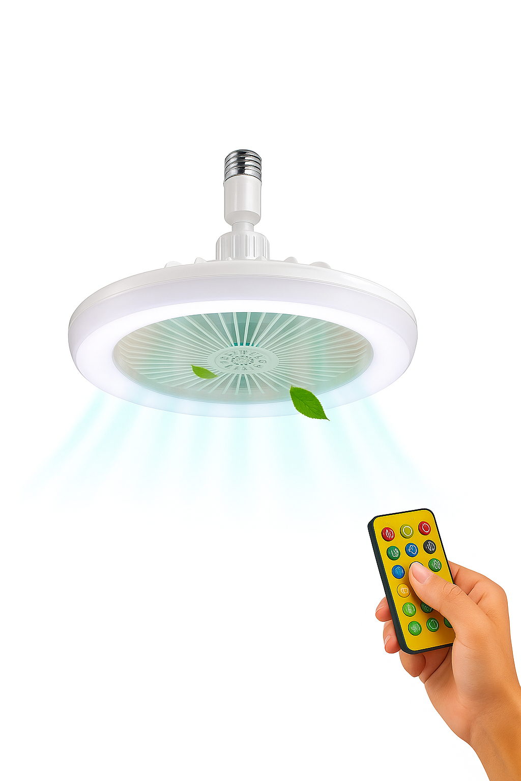 Ventilador de Techo Silencioso con LED